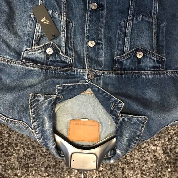 American Eagle Jean Jacket (Vintage Look) - Picture 4 of 6